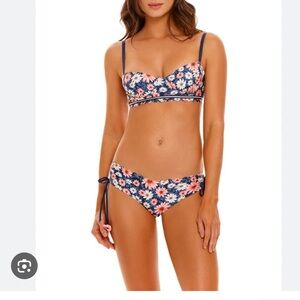 Agua Bendita Lauren Ross Bikini size 3XL Floral set